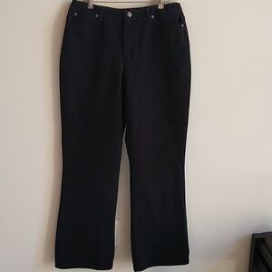 Black Bootcut Jeans 5 Pocket 100% Cotton